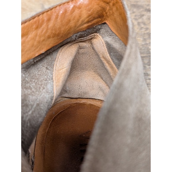 Vince Suede Chukka Sneakers Women's Size 9 Taupe Minimalist Quiet Luxury - Picture 7 of 16